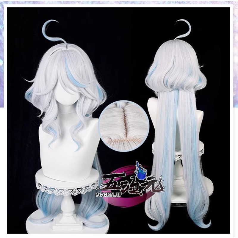 ねむい　急ぎ❗️原神　フリーナ　コスプレウィッグオーダー予約ページ ねむい様専用 急ぎ❗️原神 フリーナ コスプレウィッグオーダー