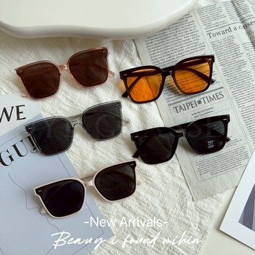 ⒹⓎⓁ┊ 5ᴄᴏʟᴏʀ🪴韓系情侶百搭大方框墨鏡 韓國 方框 小紅書熱賣 太陽眼鏡 眼鏡 抗UV 百搭 網美 情侶