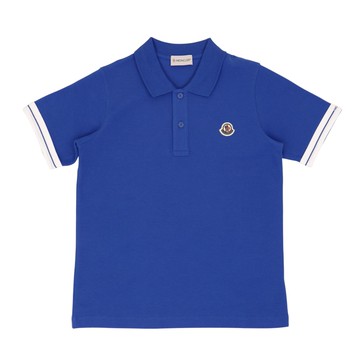 Moncler Enfant Kids 藍色 polo 衫