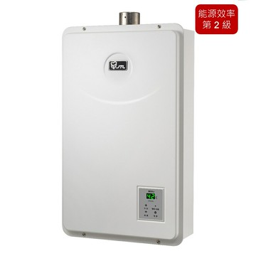 【點數10%】喜特麗JT-H1652 (NG1/LPG) FE式 數位恆慍 水量伺服 熱水器 強制排氣