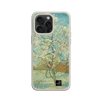 iPhone 15 Pro Max SolidX 貝殼灰 - Van Gogh Museum - 盛開的桃花