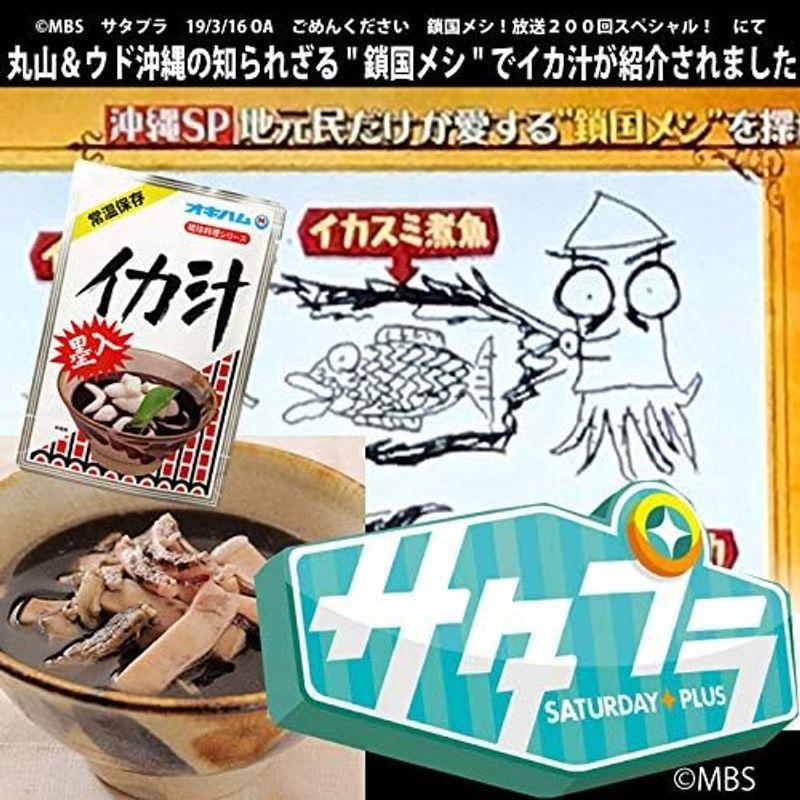 オキハム イカ汁 琉球料理シリーズ 350ｇ ３個セット