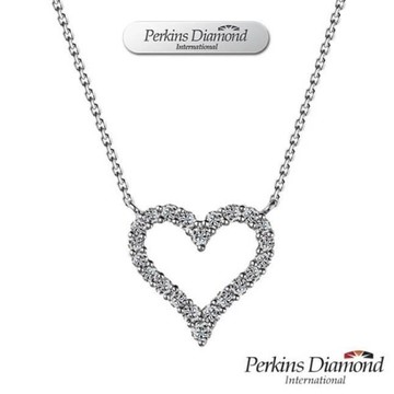 PERKINS 伯金仕 Myheart II系列 18K金 鑽石項鍊