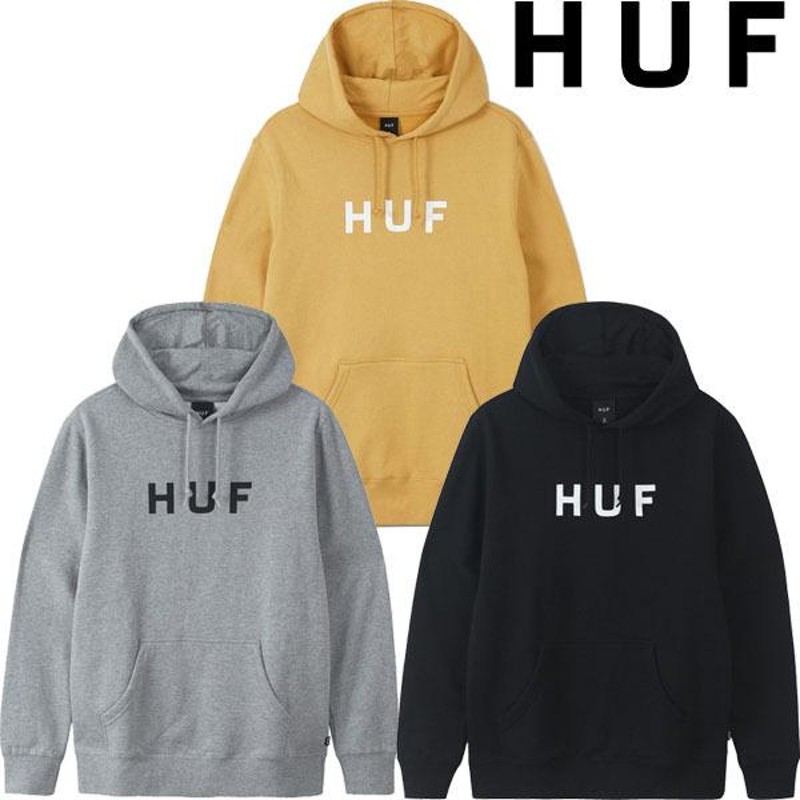 ハフ HUF ESSENTIALS OG LOGO P/O HOODIE パーカー フーディー