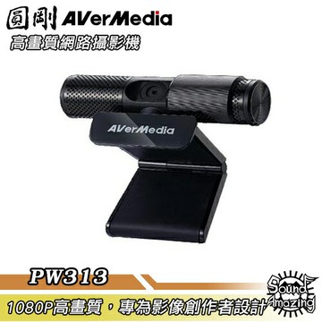【限時特賣】圓剛 PW313 Live Streamer CAM 高畫質網路攝影機 webcam/直播視訊【Sound Amazing】