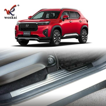 適用于本田日版24款WRV改裝內置迎賓踏板 DG5系專用內門檻條配件