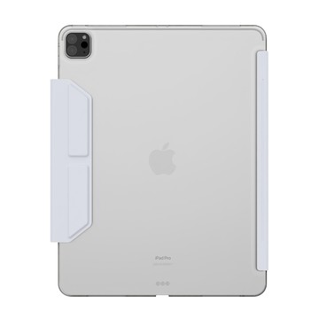 JTLEGEND Ness Pro 相機快取多角度折疊防潑水布紋 含筆槽及磁扣 保護殼  iPad Pro 11吋(2024)  冰川藍  1個