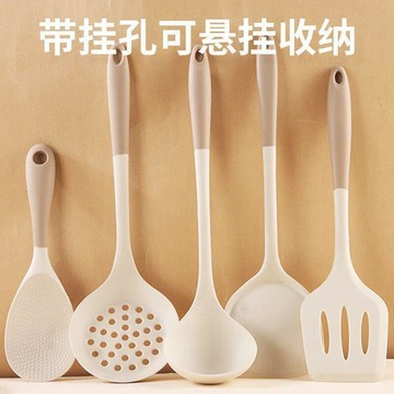 【台灣出貨】安心硅膠鍋鏟家用炒菜鏟子不粘鍋專用鍋鏟木柄鏟食品級鍋鏟套裝耐高溫 矽膠廚具 不沾鍋專用 廚房用具 煎鏟