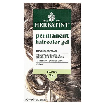 Herbatint, 長期染髮凝膠，7N 金色，4.56 液量盎司（135 毫升）