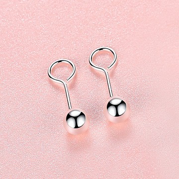 990耳釘女純銀丟了一只耳環耳釘簡約女小巧義烏小商品市場飾品