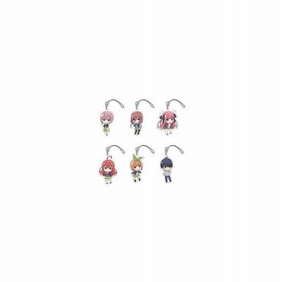 中古ストラップ(キャラクター) 全6種セット 「五等分の花嫁 ぷちっ娘トレーディングアクリルストラップ」