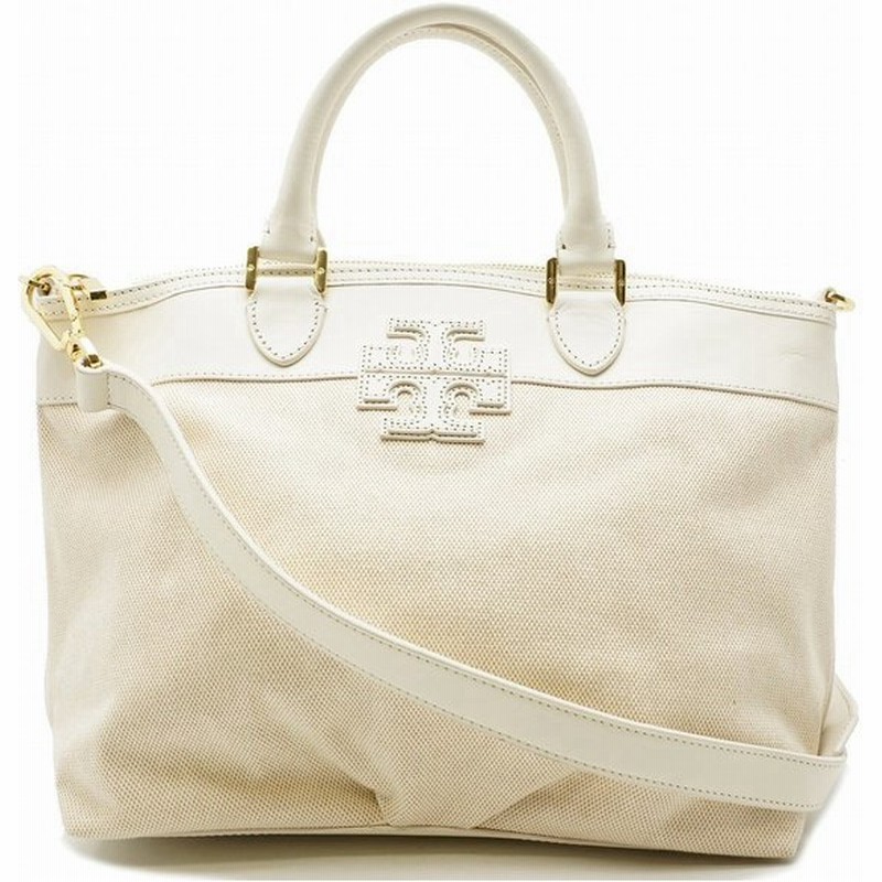 バッグ Tory Burch トリー バーチ トリーバーチ 2way ハンドバッグ ショルダーバッグ キャンバス レザー ナチュラル ホワイト 白 ゴールド金具 K 通販 Lineポイント最大0 5 Get Lineショッピング