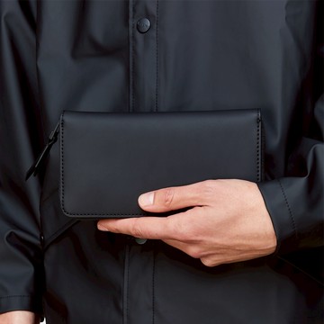 丹麥RAINS Wallet 經典防水拉鍊長夾 - Blush 心動粉