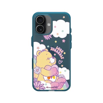 iPhone 17 Clear (相機按鈕) 夜幕藍 - Care Bears - Love Yourself