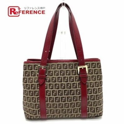 フェンディ トートバッグ 肩掛け 8BH198 ズッカ ブラック カーキ系 カジュアル 通勤 通学 レディース 女性 FENDI tote bag Zucca pvc black khaki