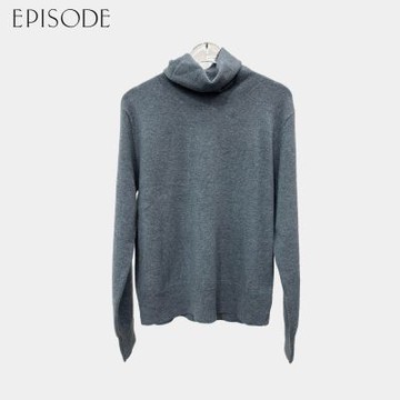 EPISODE - 簡約舒適羊毛百搭高領毛衣135518（藍）