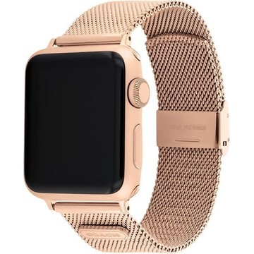COACH Apple Watch 錶帶 38/40/41mm 適用 不鏽鋼米蘭錶帶 - 玫瑰金色(不含手錶)