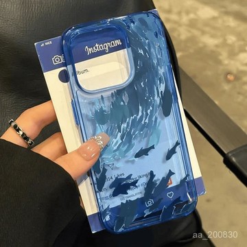 ✨限時下殺✨深海魚羣適用iPhone16promax蘋果手機殻15/14/13/12軟11透明7....