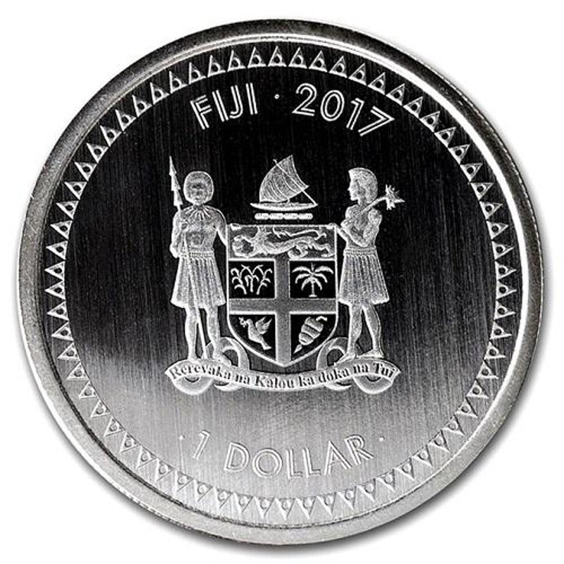 純銀コイン 葛飾北斎 「富嶽三十六景・神奈川沖浪裏」 銀貨 1