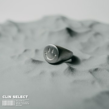 西林 CLIN｜選物｜笑臉圓戒 / ACC-010 寬版 簡約 復古 設計 鈦鋼 男戒 女戒 指環 ring