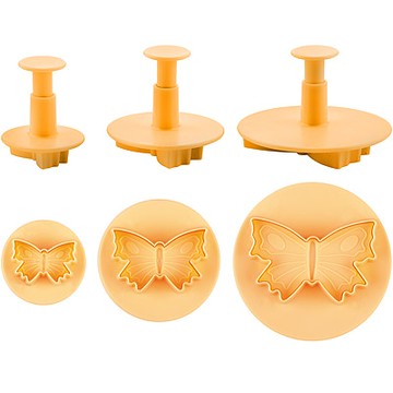 《TESCOMA》歐洲 ABS翻糖推壓模3件-蝴蝶-- 翻糖器具 烘焙用品