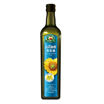 [箱購] 得意的一天頂級高油酸葵花油750mlx 6BOTTLE瓶