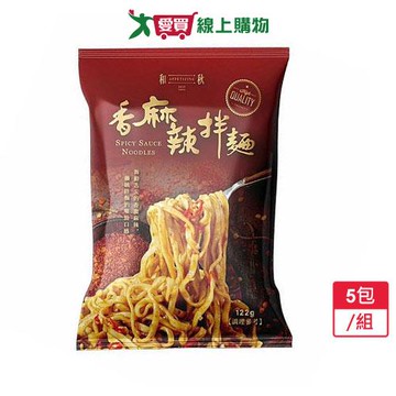 和秋香麻辣拌麵5包(112G/包)【愛買】
