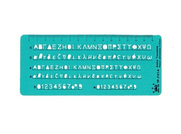 Life 徠福 TP-741A 特殊符號定規 (73 x 171 x 0.5mm)【APP滿額下單10%點數(單一帳號最高1000點)】4/30止