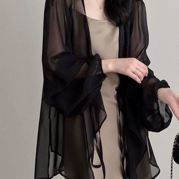 【A3】夏季寬鬆雪紡防晒衣- 預網