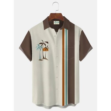 3D floral plus size short sleeved shirt   3D花卉大碼短袖襯衫