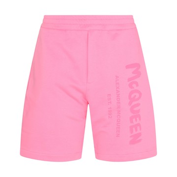 Alexander Mcqueen - Pink Cotton Track Pants