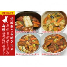 茨城県ご当地グルメスタミナラーメン4種食べ比べセット(4食入り)