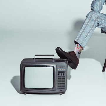 灰塗鴉  壓力3/4襪  洛杉磯設計師款