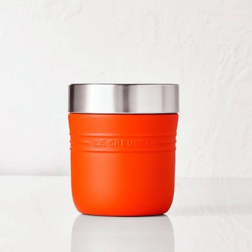 Le Creuset On The Go食物保溫瓶500mL火焰橘