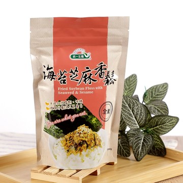 《統一生機》海苔芝麻香鬆(全素200g/包)