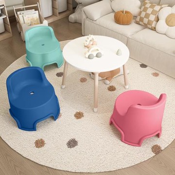 兒童小凳子換鞋凳洗澡凳寶寶椅子餐桌靠背椅家用小板凳彩虹凳矮凳