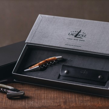 【客製刻名服務】 Forge de Laguiole 手工各式木質開瓶器 - 霧面~橡木(SOM CHB SAT)