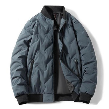 【巴黎精品】現貨+預購 頂級真羽絨外套90%鴨絨羽絨衣秋冬上衣大碼休閒男裝-棒球領加厚羽絨男外套4色a1lx8