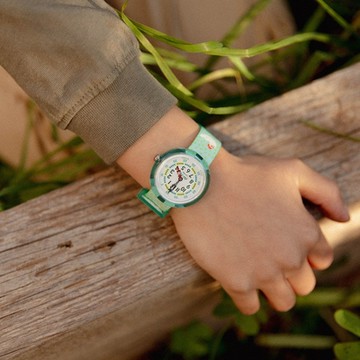 FlikFlak 兒童手錶 ROOOOSTER 雞 兒童禮物/安全防水/瑞士製造 FBNP149C (31.85mm)