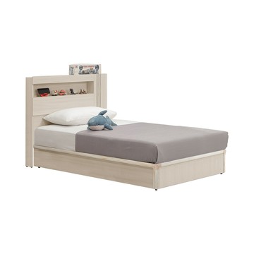 Homelike 喜家居附插座收納床台組-單人3.5尺(2542)