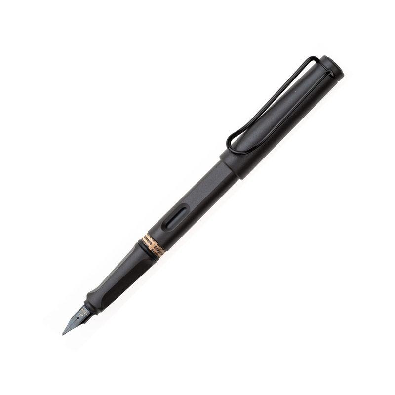 LAMY ラミー 万年筆 ペン先EF(極細字) サファリ ブラック L17-EF 両用式 コンバーター別売 正規輸入品