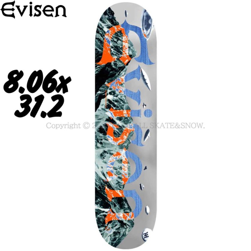 EVISEN 8.125インチ END TIMES LOGO MELLOW CONCAVE エビセン スケート