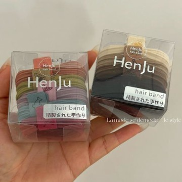 小海鮮貼布簡約基礎高彈力發繩韓版無接縫發圈不傷發發飾日常新款