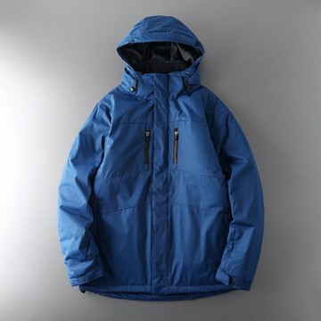 外貿尾單剪標戶外沖鋒衣男冬季加厚棉衣外套出口原單男裝男士棉服