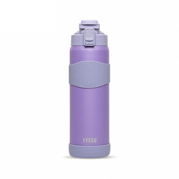 【H&R安室家】TYESO泰碩 304不鏽鋼吸管保溫瓶900ml(H86)深紫