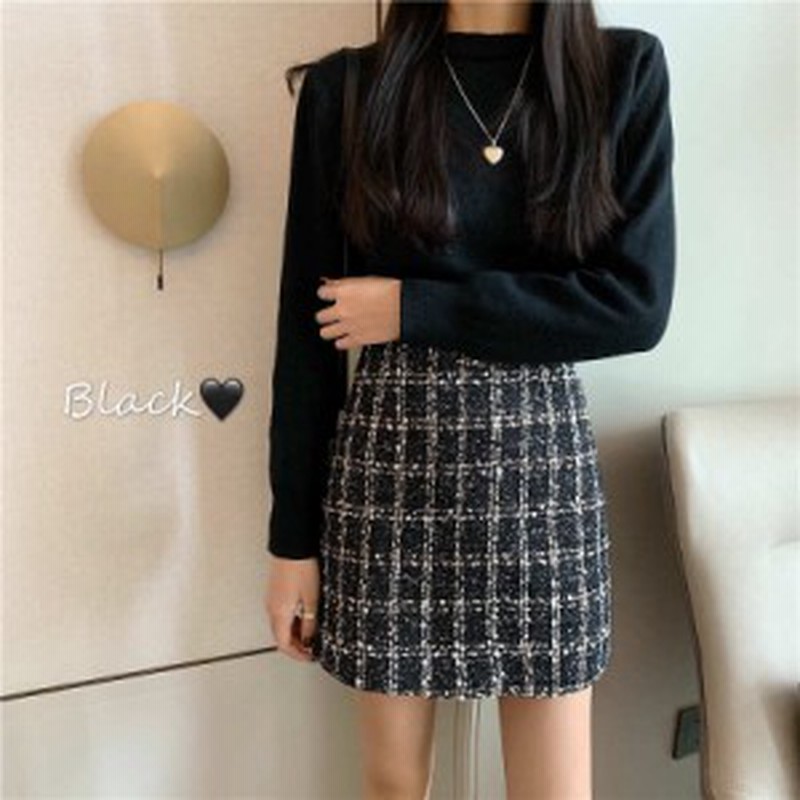 レディース 韓国ファッション ミニスカート チェック柄 台形スカート ミニ丈 膝上丈 ハイウエスト ボトムス キュート フェミニン 学生 休 通販 Lineポイント最大1 0 Get Lineショッピング