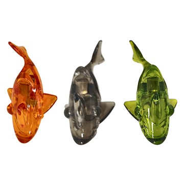 ARTSIGN 鯊魚磁鐵夾 Set 辦公室用品  橘色 + 綠色 +黑色  1組