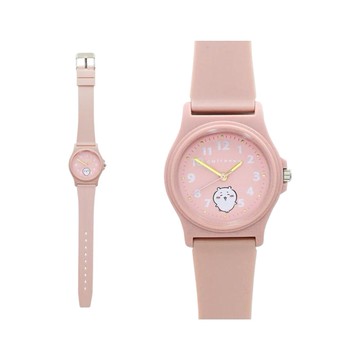 日本 Chiikawa 吉伊卡哇 PVC錶/腕錶-粉 1st (JN2033)