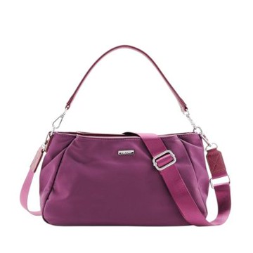 FIRANO-PURPLE 銀鐵牌輕量尼龍手提/斜背兩用包(紫色)