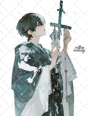 original sticker no.7990 人物貼紙 原創貼紙 人物插畫貼紙 女孩貼紙 原創人物插畫貼紙